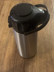 HUBERT® Airpot Coffee Dispenser with Pump Lid 2 1/2 L Stainless Steel