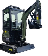 2025 New Arrival 2 Ton Mini Excavator TERROR XVIII Small Digger, KUBOTA D902