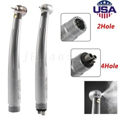 Dental Fiber Optic LED E-generator high speed handpiece Turbine 2 Holes/4 Holes