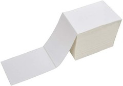 20 Fanfold 4 x 6 Direct Thermal Labels White Perforated Shipping Labels