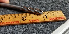 GARR 20360 630R 4 flute 1/4″ .060″ Corner Radius uncoated carbide endmill