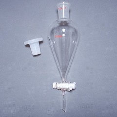 lab glass separatory funnel 2000 ml, 1000 ml, 500 ml, 250 ml, telfon stopcock