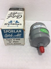 Sporlan Type C-052 Catch-All 1/4″ SAE Filter-Drier 5 Cu. In. Desiccant