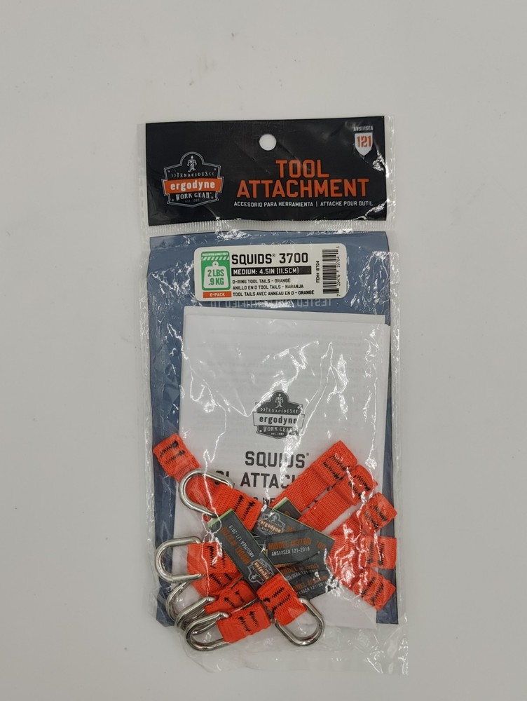 Squids 3700 Web Tool Tail Attachments, 6-Pack, 2 Pounds, Medium Length|4.5,Or…