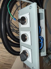 Allen Bradley selector switches x2, Plush button x1, Hoffman JCT assembly, lot