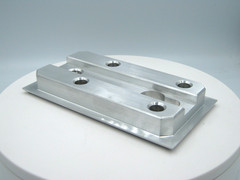 Stryker / Ferno Rear Floor Mount Plate – Ambulance Cot Latch Lock System