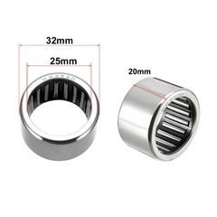 HK2520 Drawn Cup Needle Roller Bearing 25mm Bore Dia 32mm OD, 20mm Width