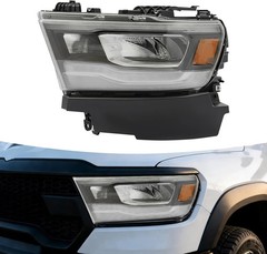 LED Headlight Assembly Left Driver Side for 2019 2020 2021 2022 2023 2024 RAM 15