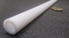 PTFE Teflon Straight Tube 7/16 OD x 5/16 ID x 1/16 Wall x 1 Foot Length