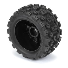 Pro-Line Racing Badlands Mx 1.85 All-Terrain Truck Tires 4 Mounted On Raid