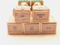 LPB Unimax Series 9 28V 4PDT Green&Blue Illuminated Momentary Pushbutton Switch