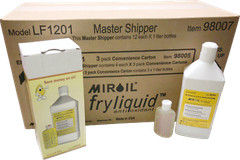Miroil FryLiquid, BULK SAVER, LF1201 Pack of 12 x 1 Liter, Fry Oil Extender