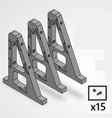 Large PLC Trainer DIN Rail Stand: AB/Siemens/Omron/Mitsubishi/Schneider