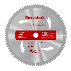 12 Inch 100 Tooth, Carbide Tipped Teeth, TCT Saw Blades for Cutting Various W…