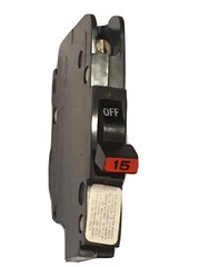 NC115 FPE 15 Amp 1 Pole Stab-Lok Federal Pacific Breaker NC15 Red