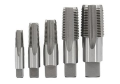 6 Piece NPT Pipe Tap, Carbon Steel, DWTPT Series Set, 1/8″, 1/4″, 3/8″, 1/2″,…