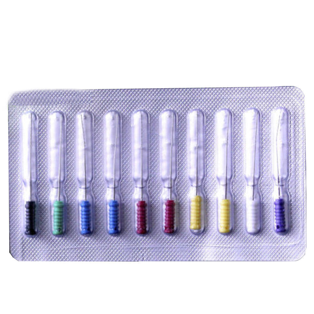 5x Dental Stainless Steel Barbed Broaches 25mm Files Endo Root Canal Needles