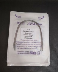 Dental Orthodontic Super Elastic Wire Niti Round Arch Wires Natural Form