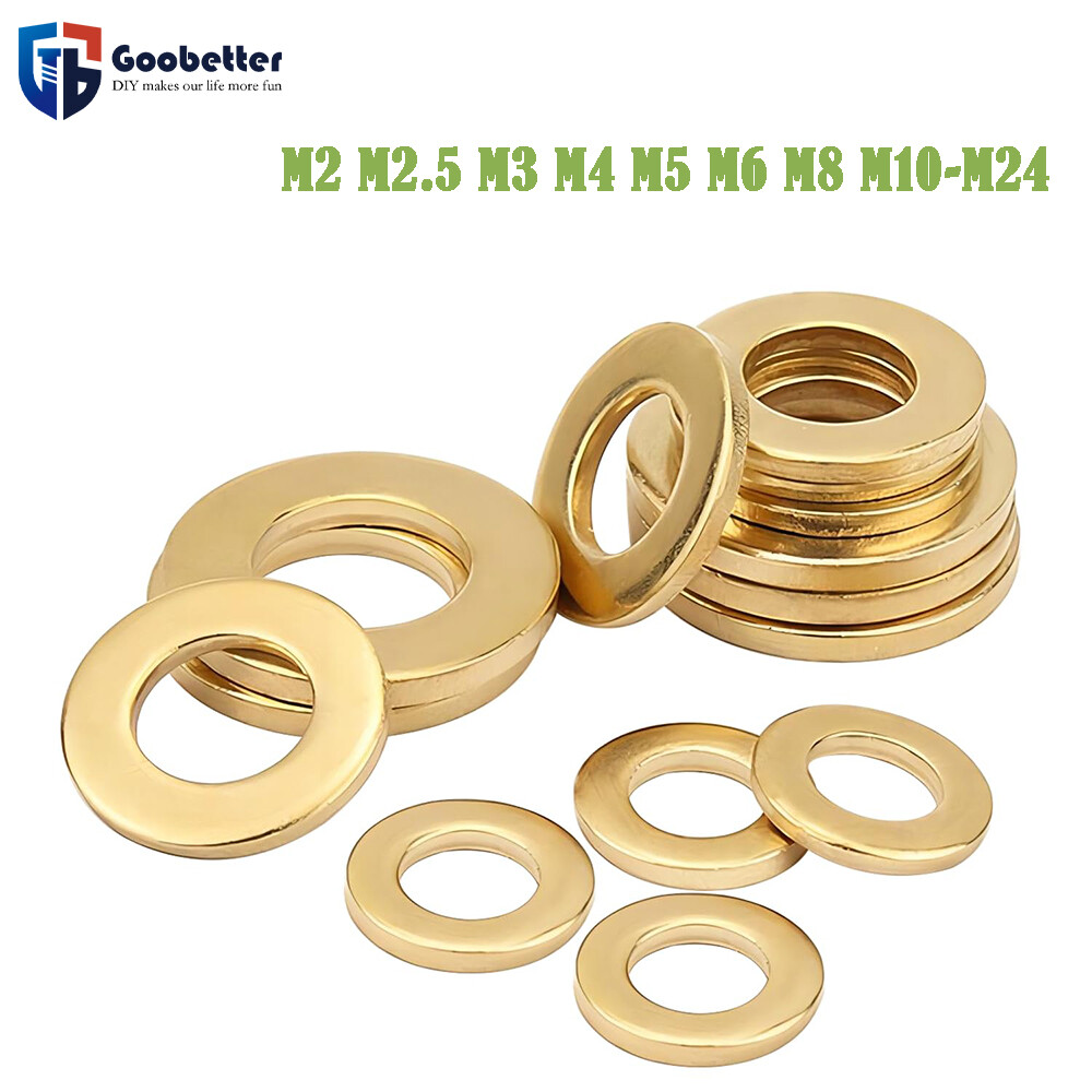 Brass Washers 2mm 2.5mm 3mm 4mm 5mm 6mm 8mm 10mm 12mm – 24mm Excellent Quality