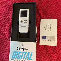 DICTOPRO Digital Voice Recorder Portable 8GB
