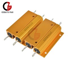 100W Watt Shell Power Aluminum Housed Case Wirewound Resistor 0.1-1000Ω Ohm