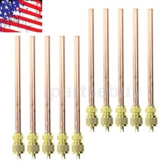 10x Service/Access Valve 1/4″ SAE *1/4″ OD *4.65″ Stem Core AC Refrigeration Kit