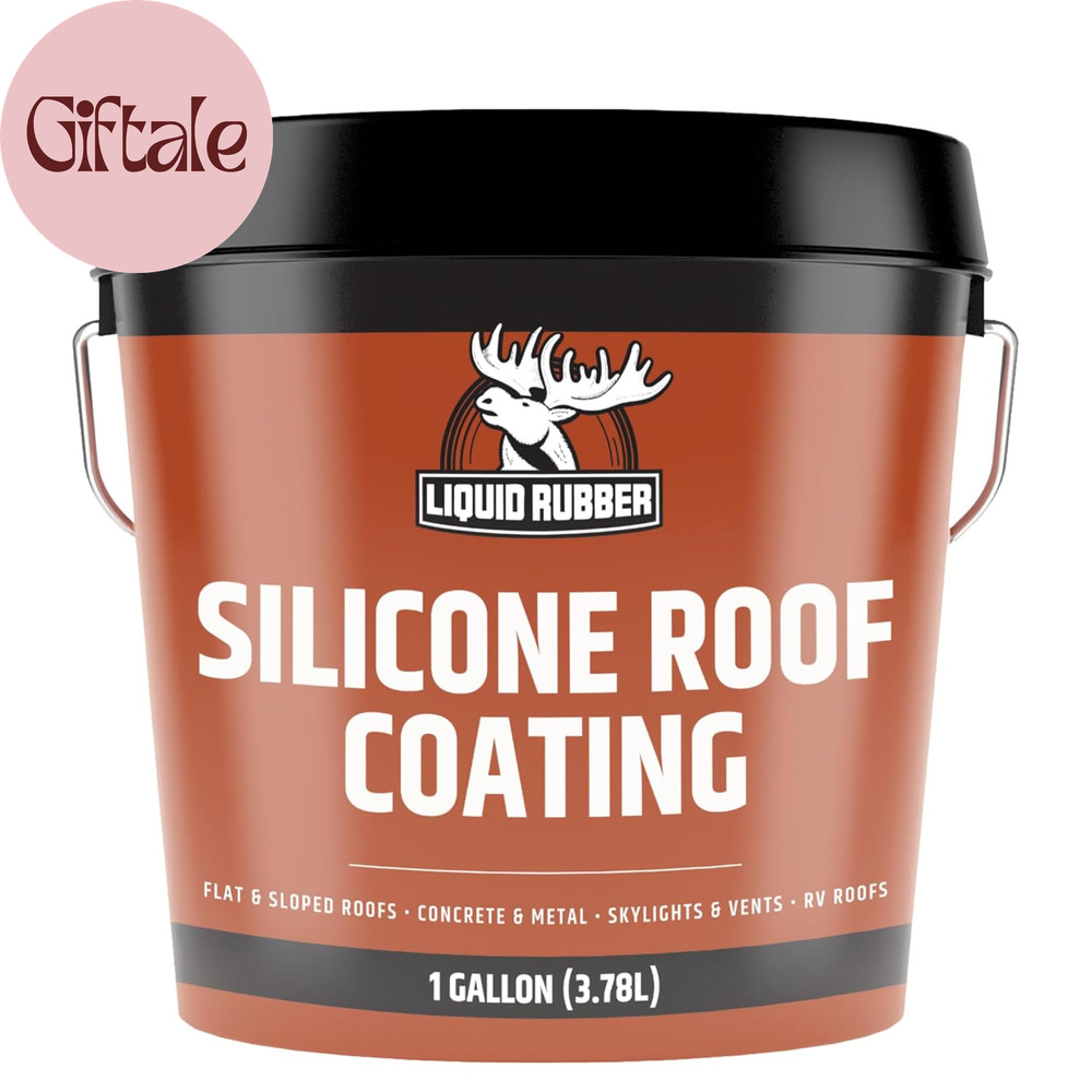 Silicone Roof Coating – Uv-Reflective, No Primer Needed, One-Coat Sealant for Fl