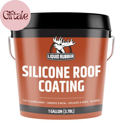 Silicone Roof Coating – Uv-Reflective, No Primer Needed, One-Coat Sealant for Fl