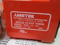 🔥NEW AMETEK NCC 1-10 SECOND TIMER CKK-10-461 120VAC CKK00010461