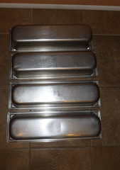 4 Stainless Steel Steam Table Pans 1 Vollrath – 3 Syscoware 20 3/4 x 6 1/4″ x 4″