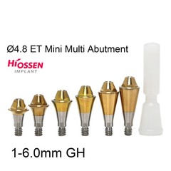 Titanium Dental Multi-Unit Straight Abutment 4.8 Fit Hiossen Osstem Mini/Regular