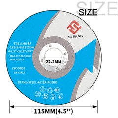 4.5″ 115mm Angle Grinder Cutting Discs – Thin Cut Off Wheels Disks for Metal