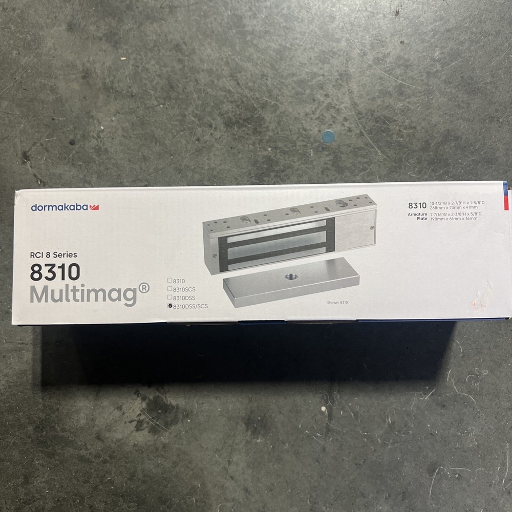 RCI 8310-DSSx28 MultiMag Electromagnetic Lock w/ DSS 12/24 VDC 1500 lb. 8 Series