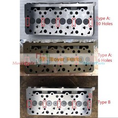 Complete Cylinder Head 19077-03048 1E013-03045 For Bobcat Kubota V2203 V2203T