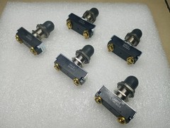 Lot of 5 – CARLING 172-CBL, PUSH Button Switches w/ Boots – NOS!