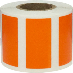 Rectangle Color Stickers | 0.75 x 1.5″ Inch | 500 Pack | Pick One Color