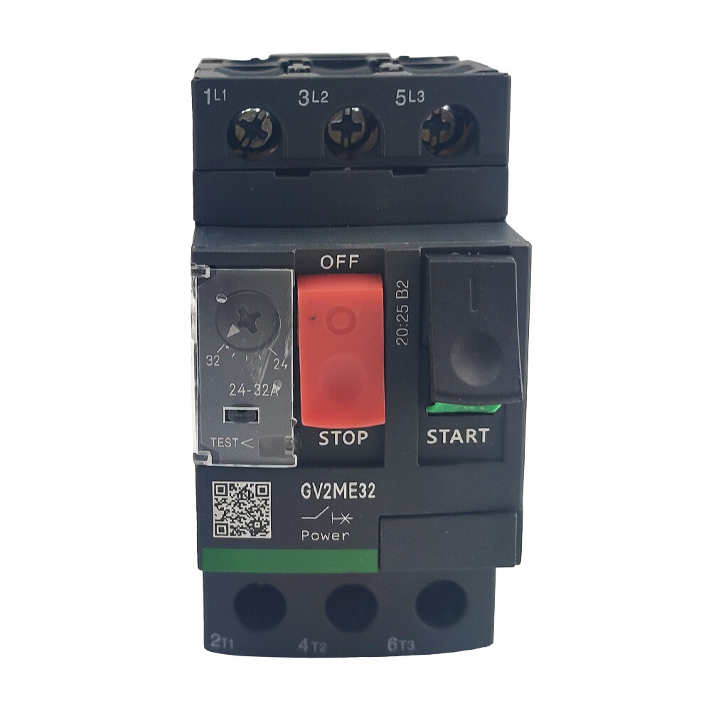 GV2ME32 Deca Motor circuit breaker 24A-32A manual Motor Starter Button GV2ME