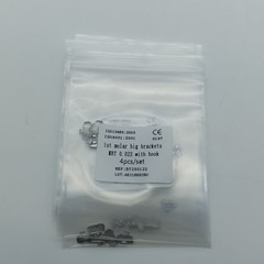 20Sets Dental 1st Brackets Molar Wide Big Bracket Orthodontic Roth MBT 022 Hooks
