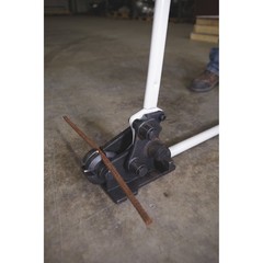 Klutch Rebar Cutter and Bender, 0.625in. Max. Capacity, 90° and 180° Bends,
