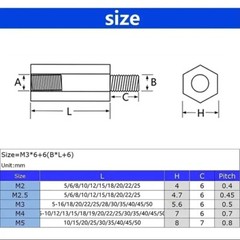 Plastic Hex Hexagonal Pillar M2-M5 Male-Female PCB Nylon Standoff Spacer Column