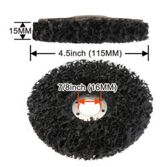 3 Pack 4.5″x7/8 BLACK, BLUE, PURPLE Paint Rust Easy Strip Clean Grinding Discs