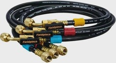 Fieldpiece HR3B – 1/4″ Ball Valves Hose Set–3 Pack with Color Tags Free Ship USA