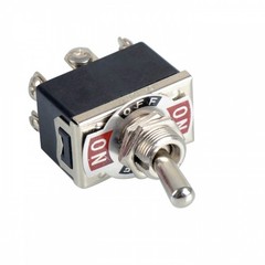 2x DPDT 6-Pin 3-Position On/Off/On Metal Toggle Switch 240V/15A 120V/20A AC
