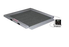 Rice Lake Portable Wheelchair Scale RL-350-5 1000lb Capacity Single Ramp