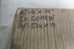 6″ x 24″ Anti-Slip Tape Strip w/Black Extra Coarse 36 Grit Surface