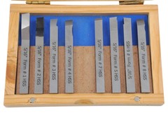 5/16 X 3-1/8″ 8 PIECE HIGH SPEED STEEL LATHE TURNING TOOL SET (2006-9024)