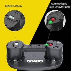 GRABO Pro Electric Vacuum Suction Cup Lifter With Auto Turn On/Off Pump Function