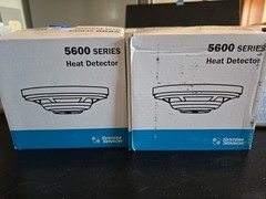 SYSTEM SENSOR 5603 HEAT DETECTOR Single Circuit Fixed Temp Only 2 Pack Lot