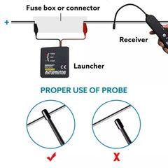 Automotive Short and Open Finder Circuit Tester DC 6-42V Car Wire Tracker Tools