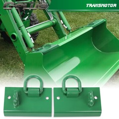 2Pcs Bolt on Grab Hooks D Rings For John Deere Compact Tractor 1025R 2032R 3320
